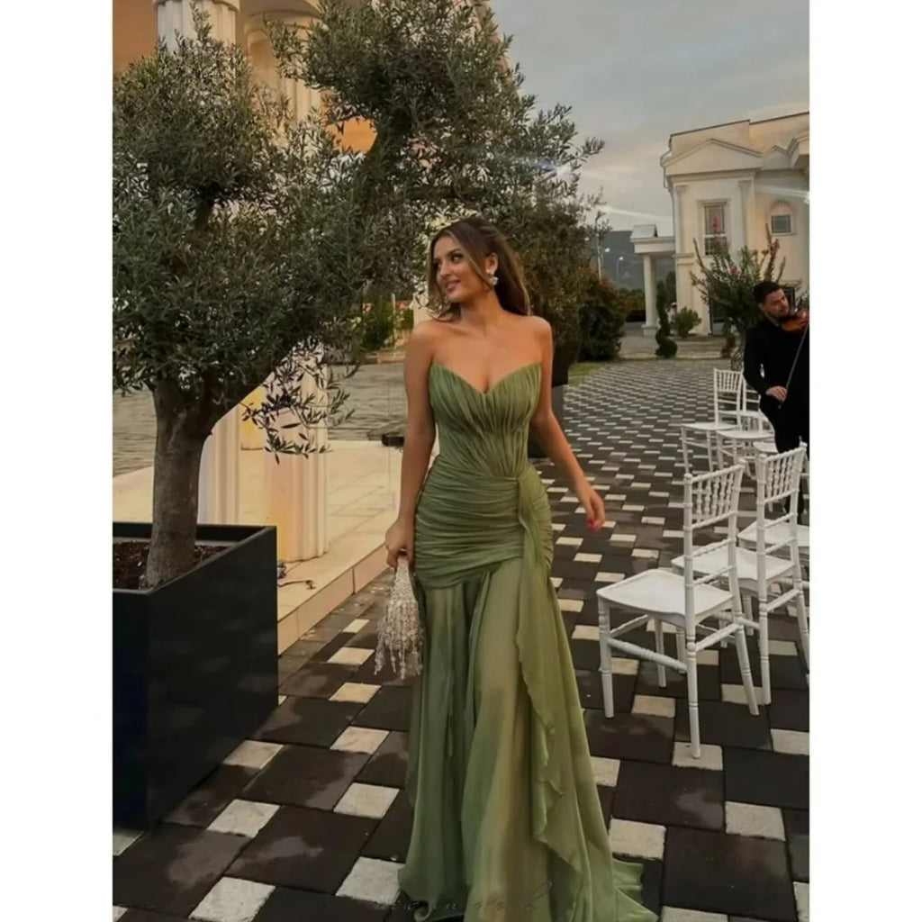 Avery Custom Sweetheart Sleeveless Off-shoulder Backless Bespoke Occasion Dresses 2025 Woman Luxury Evening Dress Elegan