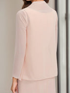 Tea-Length Mother of the Bride Sheath Dress with Beaded Jacket