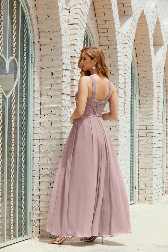 Vestidos de Dama de Honra Halter Vestido Formal de Cocktail Vestido de Baile 28015