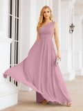 One Shoulder Bridesmaid Dresses Long Maxi Formal Evening Party Prom Gowns 28061