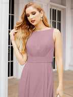 Bridesmaid Dresses for Wedding Ruffles Long Formal Prom Gowns 28039