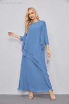 Abito da Sposa Madre con Cardigan Leggero Aperto Davanti Abito da Cerimonia Elegante 28081