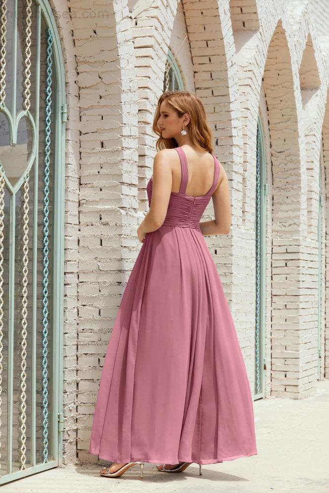 Vestidos de Dama de Honra Halter Vestido Formal de Cocktail Vestido de Baile 28015