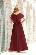 Mother of The Bride Dresses Plus Size V-Neck Floor Length Formal Prom Dress for Wedding Guest 28020