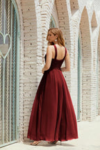 Vestidos de Dama de Honra Halter Vestido Formal de Cocktail Vestido de Baile 28015