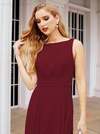 Bridesmaid Dresses for Wedding Ruffles Long Formal Prom Gowns 28039