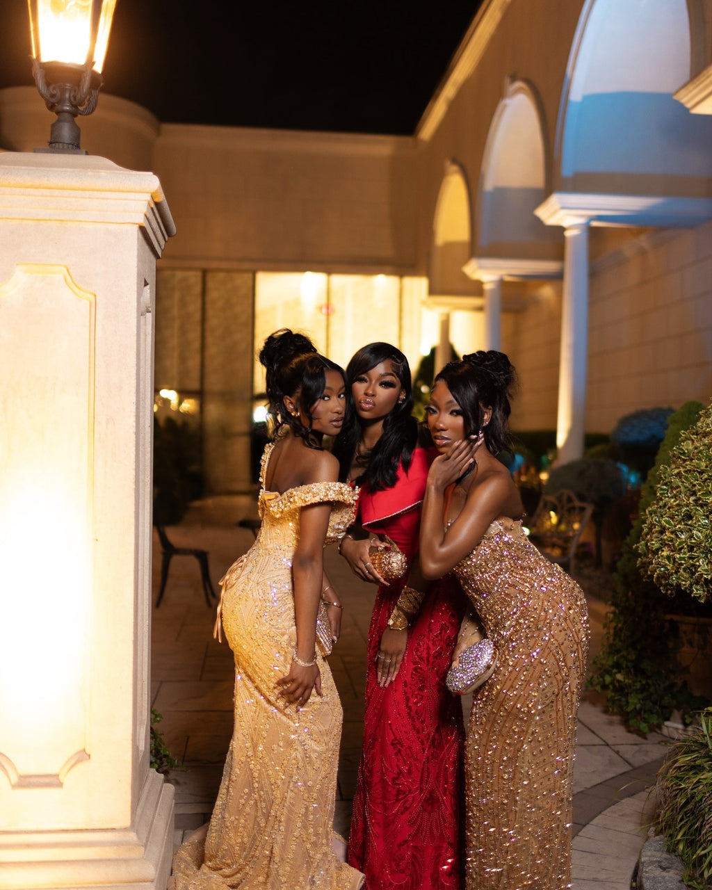 2026 Golden Hour Beaded Prom Dress Opulent Nude Gold Sequin Gown One Shoulder