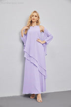 Abito da Sposa Madre con Cardigan Leggero Aperto Davanti Abito da Cerimonia Elegante 28081