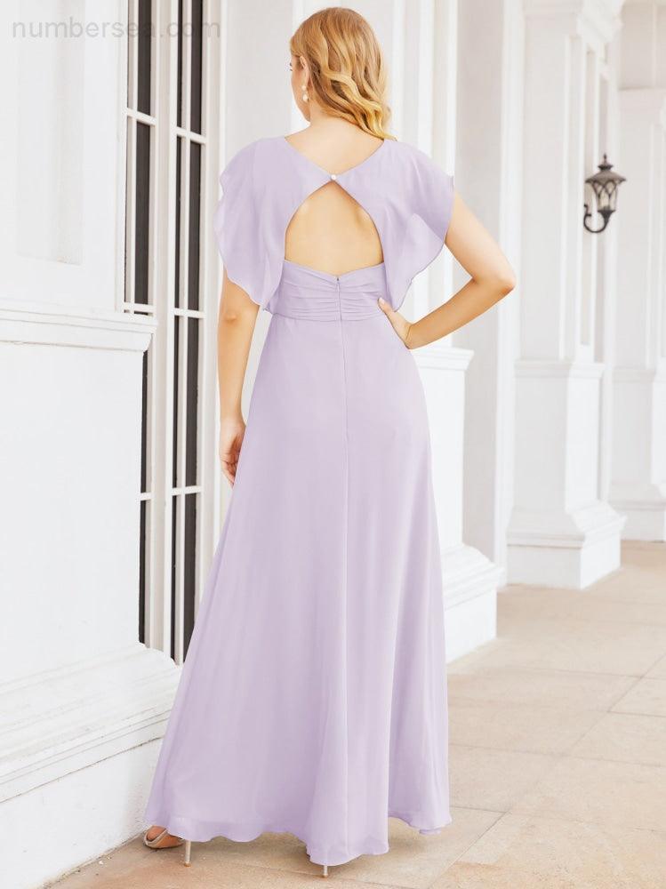 Bridesmaid Dresses Cape Formal Prom Dress Open Back Gowns for Mother of The Bride 28058