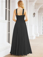 Crisscross Halter Bridesmaid Dresses for Party Wedding Evening Prom Maxi Ball Gowns 28053