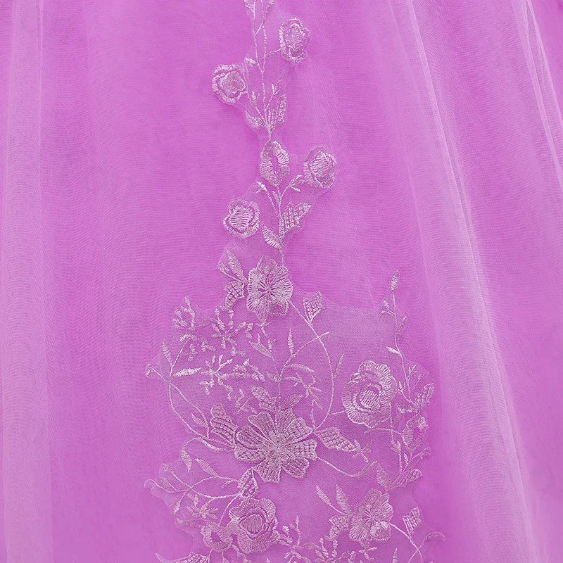 Vestido Roxo para Quinceanera Clássico Princesa Vestido de Baile Y299