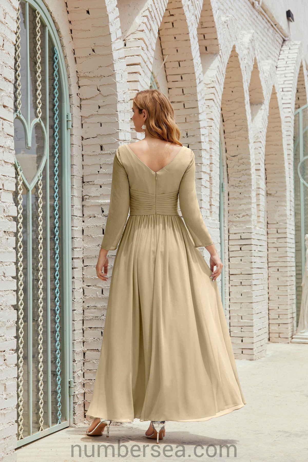 Bridesmaid Dress Chiffon Formal Party Dress Evening Dress 28016