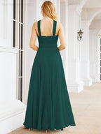 Crisscross Halter Bridesmaid Dresses for Party Wedding Evening Prom Maxi Ball Gowns 28053