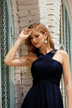 Vestidos de Dama de Honra Halter Vestido Formal de Cocktail Vestido de Baile 28015