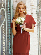 Vestidos de Baile de Regresso a Casa Comprimento ao Joelho Sem Mangas Modelo 28021