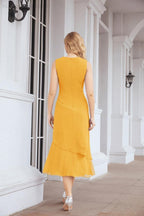 Vestido de fiesta formal de dos piezas en línea A para madre de la novia Numbersea 28072
