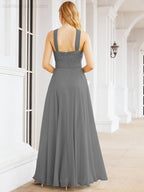 Crisscross Halter Bridesmaid Dresses for Party Wedding Evening Prom Maxi Ball Gowns 28053