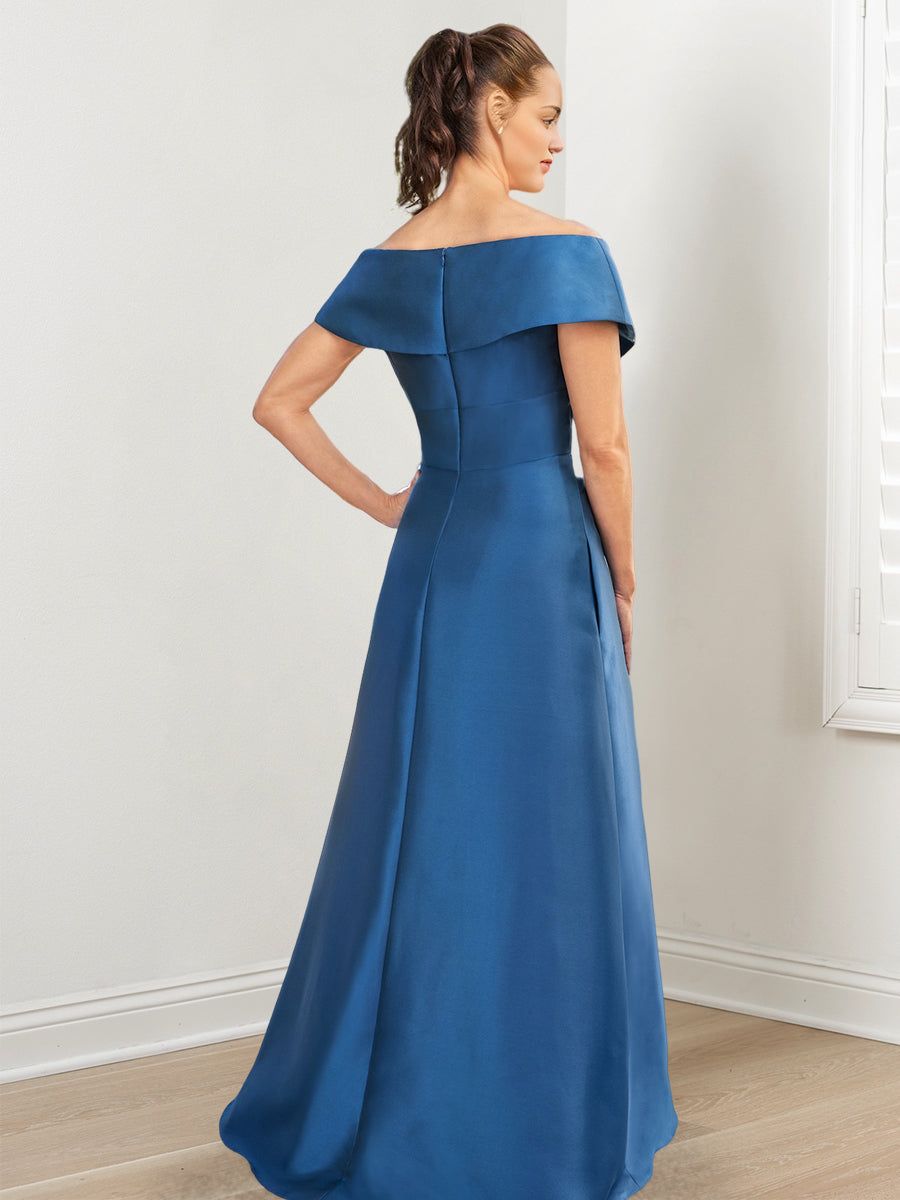 Mother Of The Bride Dress A Line And Princess Style With Pockets