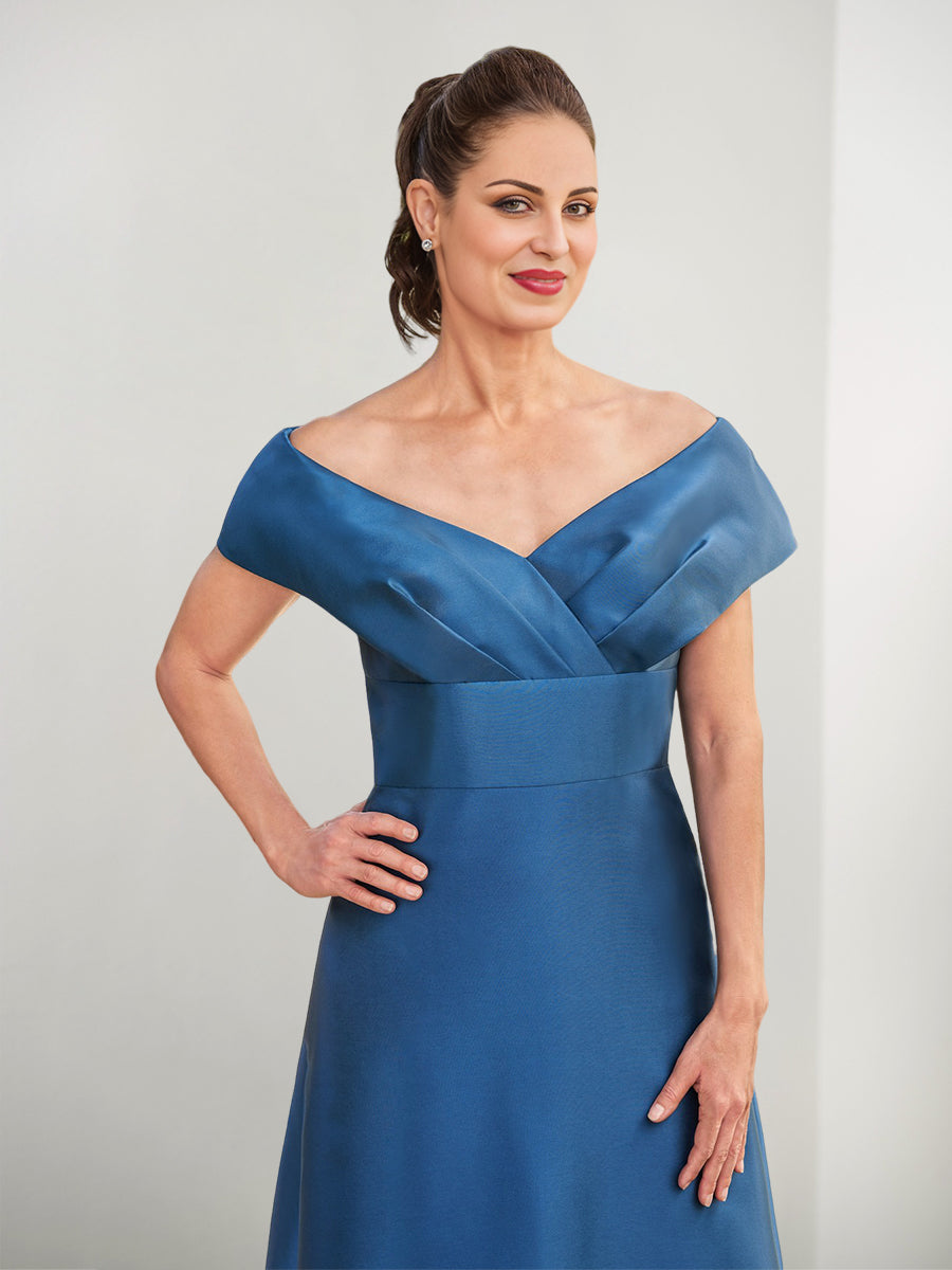 Mother Of The Bride Dress A Line And Princess Style With Pockets