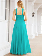 Crisscross Halter Bridesmaid Dresses for Party Wedding Evening Prom Maxi Ball Gowns 28053