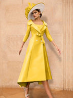 Long Sleeve A Line Princess Gown For The Mother Of The Bride Bowknot
