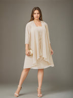 Mother of the Bride A Line Dress With Jacket Princess Silhouette