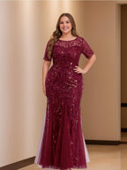 Mother Of The Bride Dresses Trumpet Mermaid Applique Details