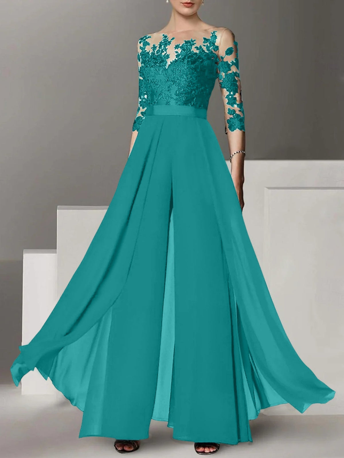 A-Line/Princess Mother of the Bride Dresses with Applique