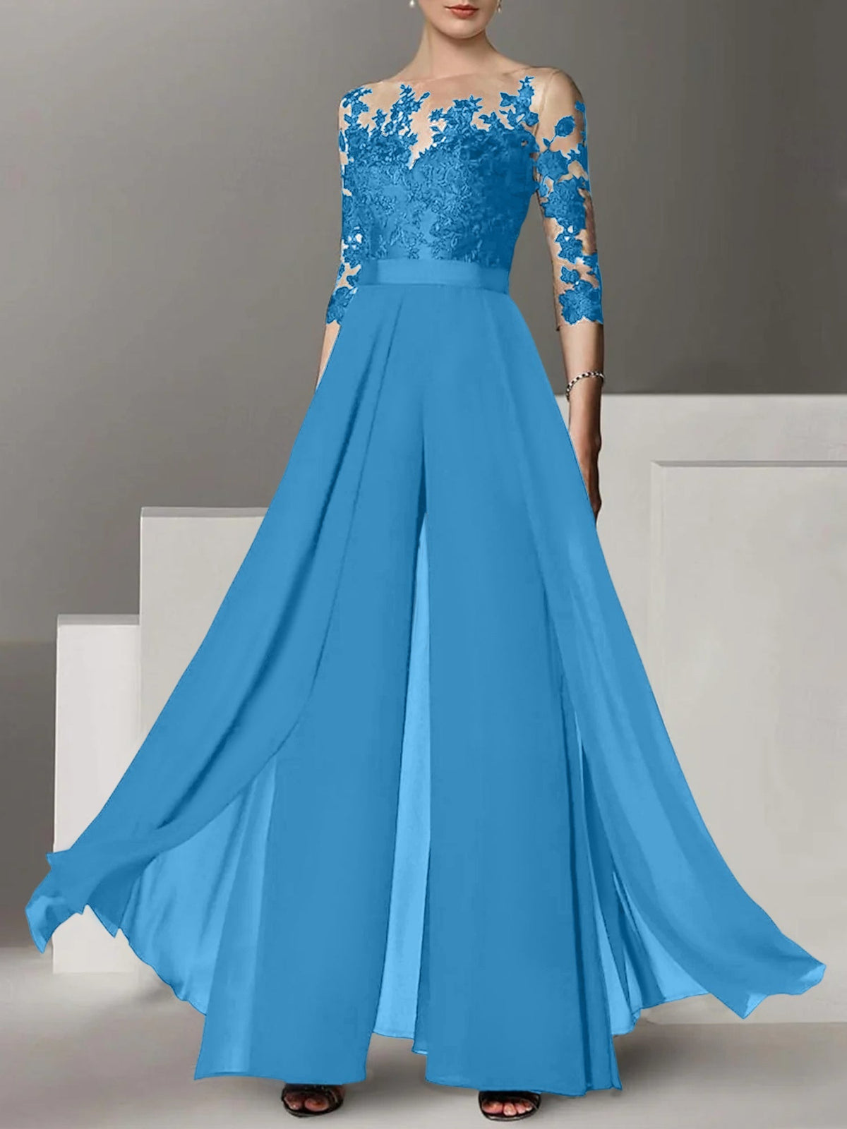 A-Line/Princess Mother of the Bride Dresses with Applique
