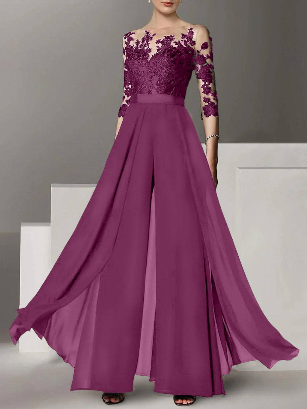 A-Line/Princess Mother of the Bride Dresses with Applique