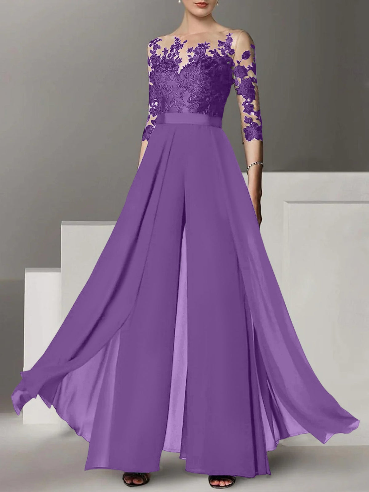 A-Line/Princess Mother of the Bride Dresses with Applique
