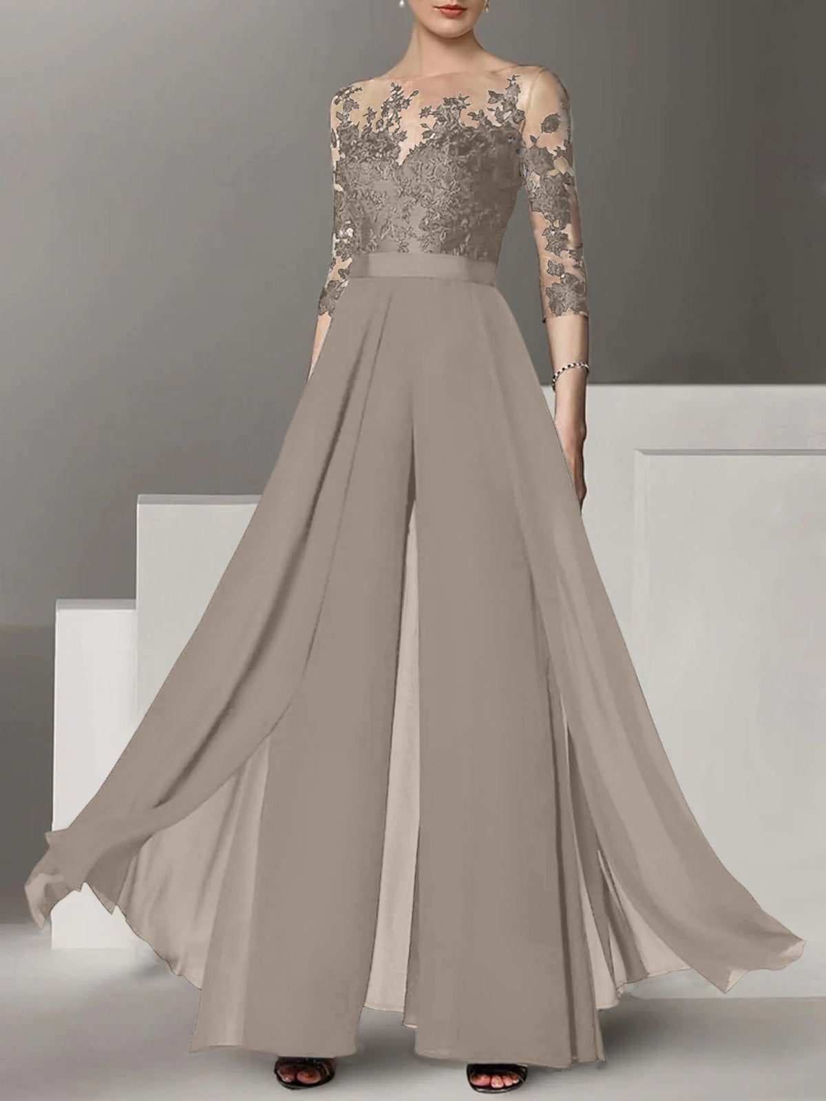 A-Line/Princess Mother of the Bride Dresses with Applique