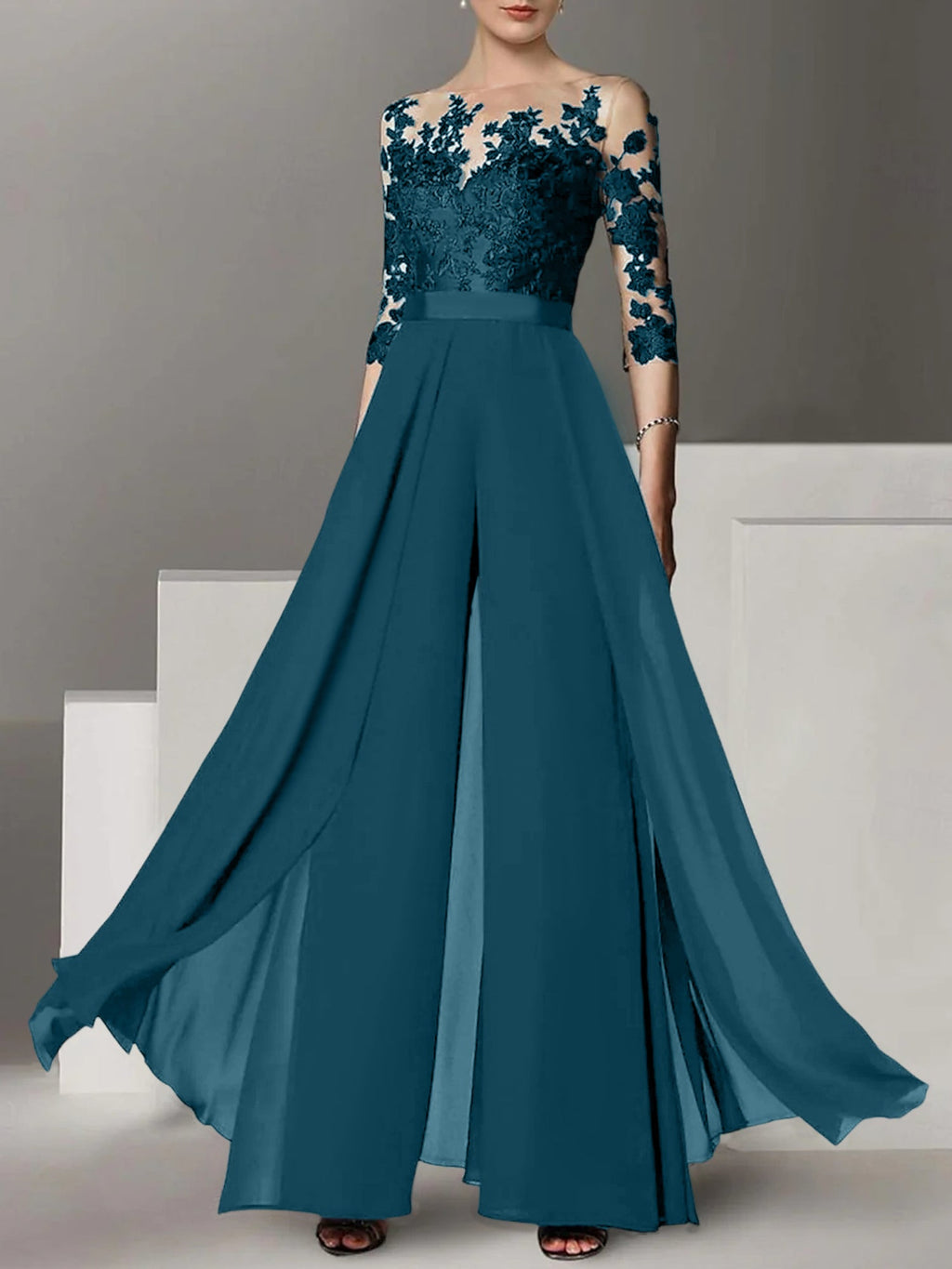 A-Line/Princess Mother of the Bride Dresses with Applique