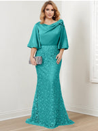 Mother of the Bride Trumpet Mermaid Dresses Featuring Applique Details