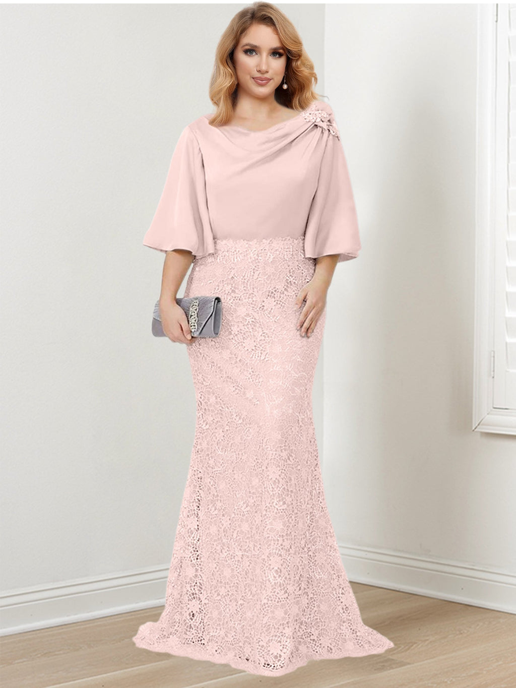 Mother of the Bride Trumpet Mermaid Dresses Featuring Applique Details
