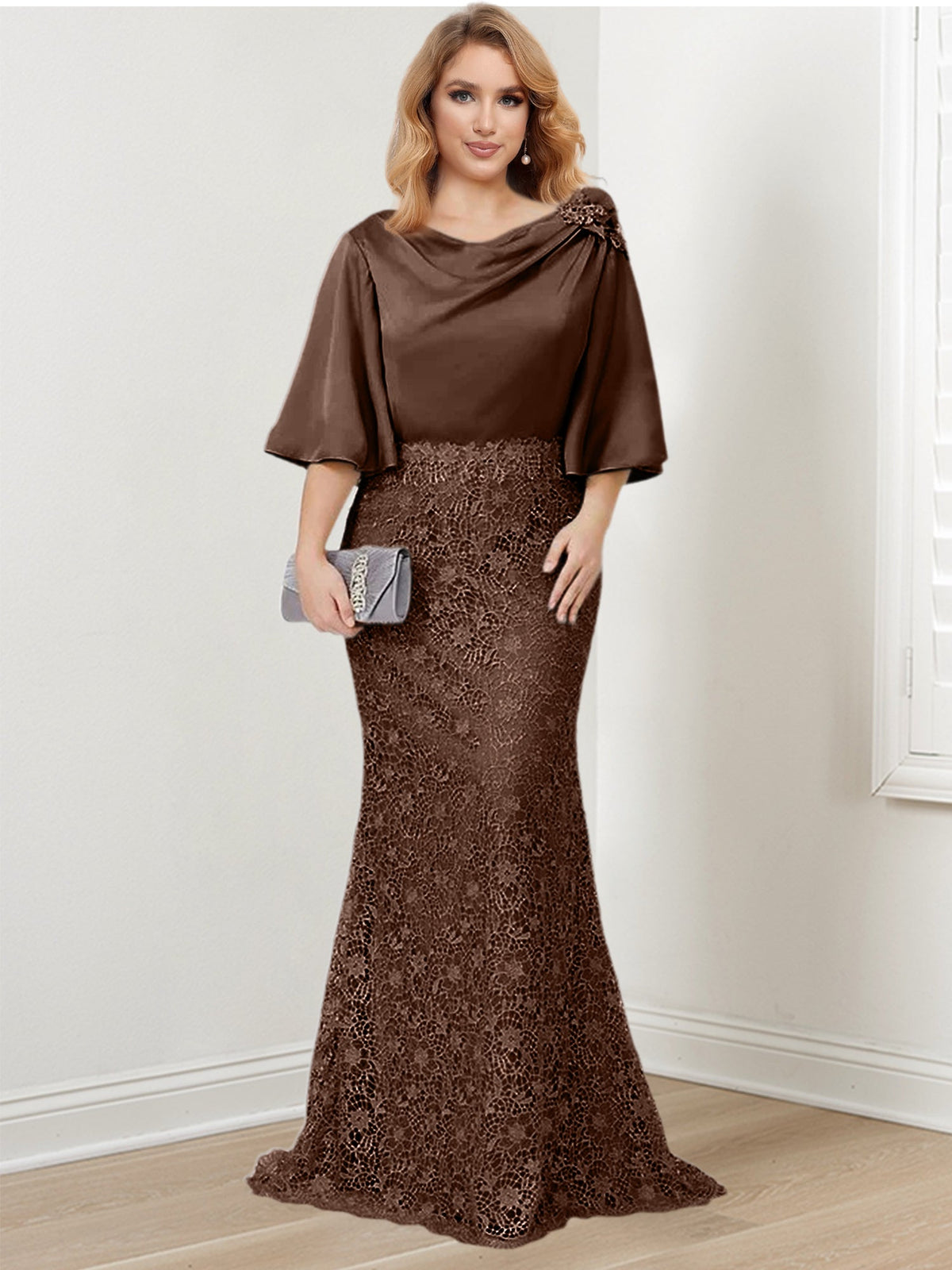Mother of the Bride Trumpet Mermaid Dresses Featuring Applique Details