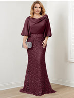Mother of the Bride Trumpet Mermaid Dresses Featuring Applique Details