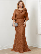 Mother of the Bride Trumpet Mermaid Dresses Featuring Applique Details