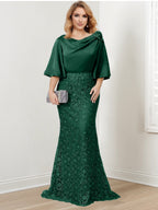 Mother of the Bride Trumpet Mermaid Dresses Featuring Applique Details