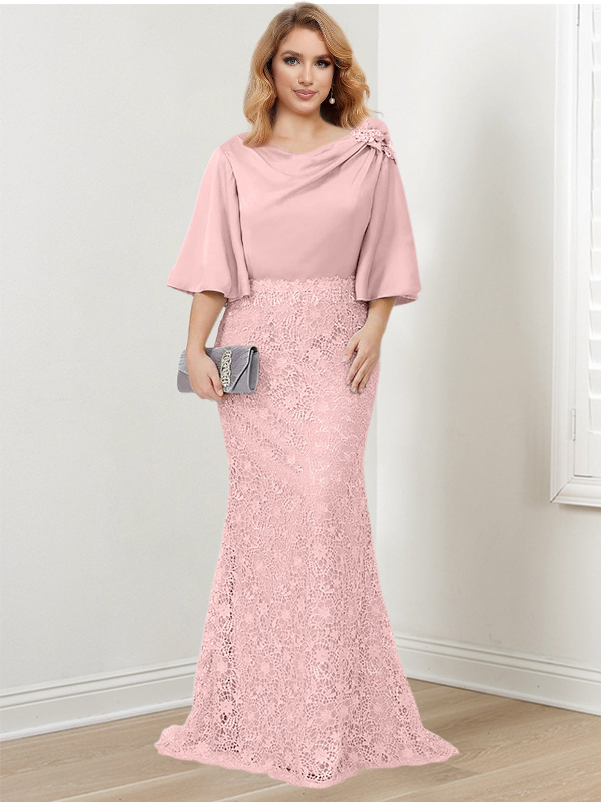 Mother of the Bride Trumpet Mermaid Dresses Featuring Applique Details