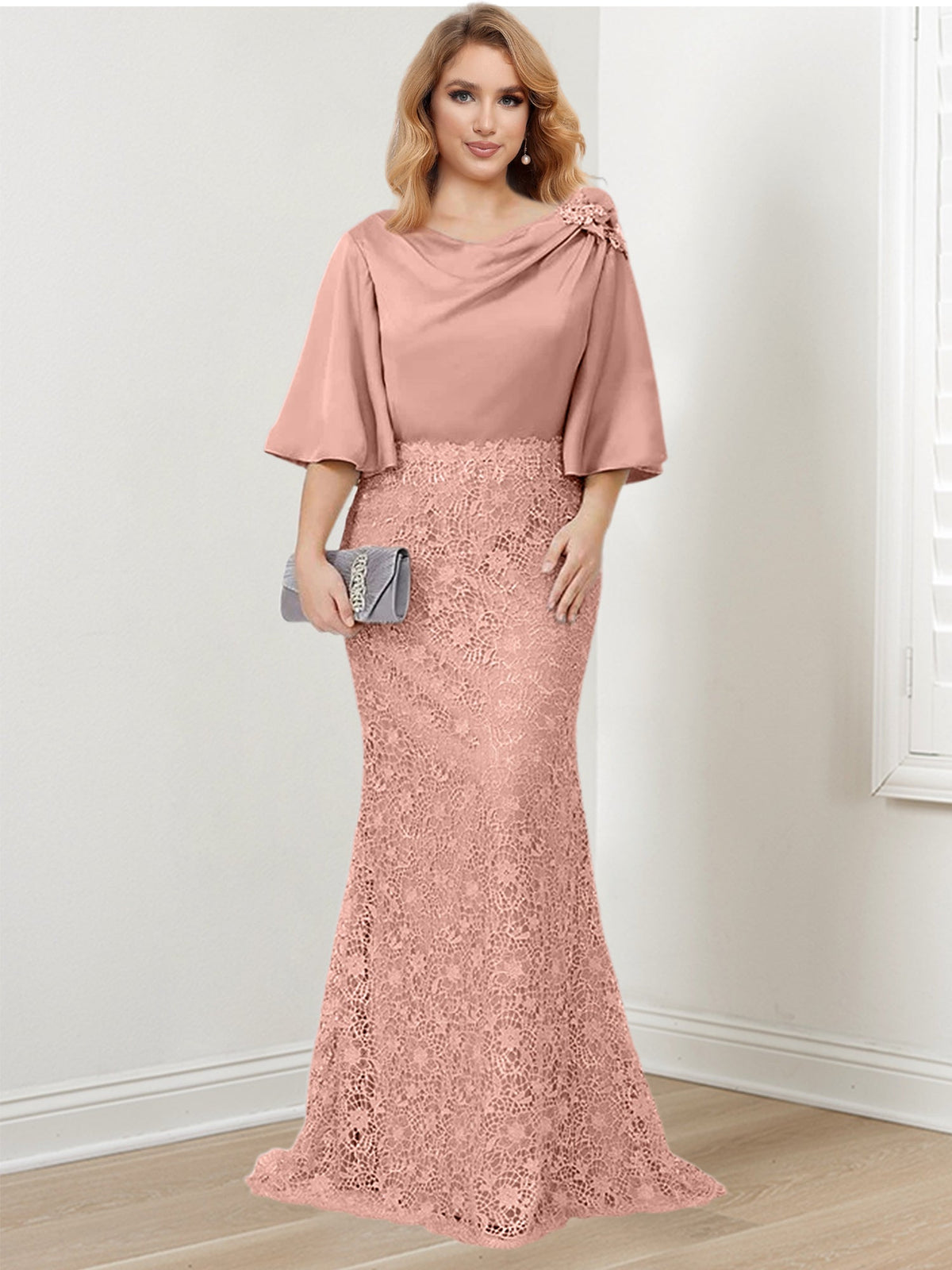 Mother of the Bride Trumpet Mermaid Dresses Featuring Applique Details