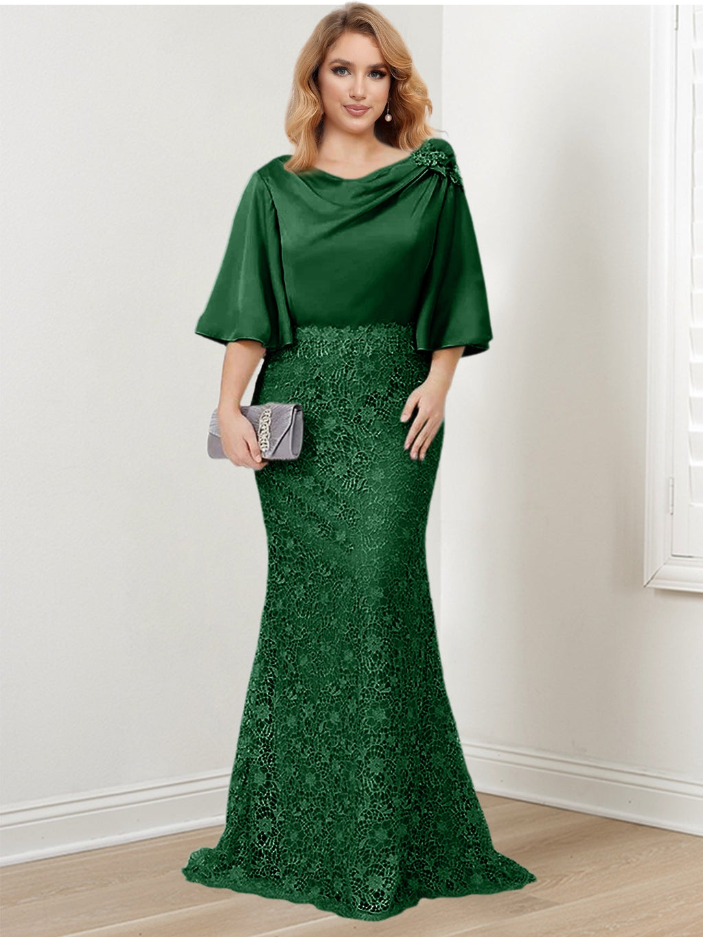 Mother of the Bride Trumpet Mermaid Dresses Featuring Applique Details