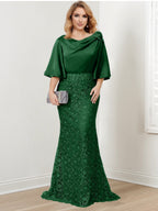 Mother of the Bride Trumpet Mermaid Dresses Featuring Applique Details