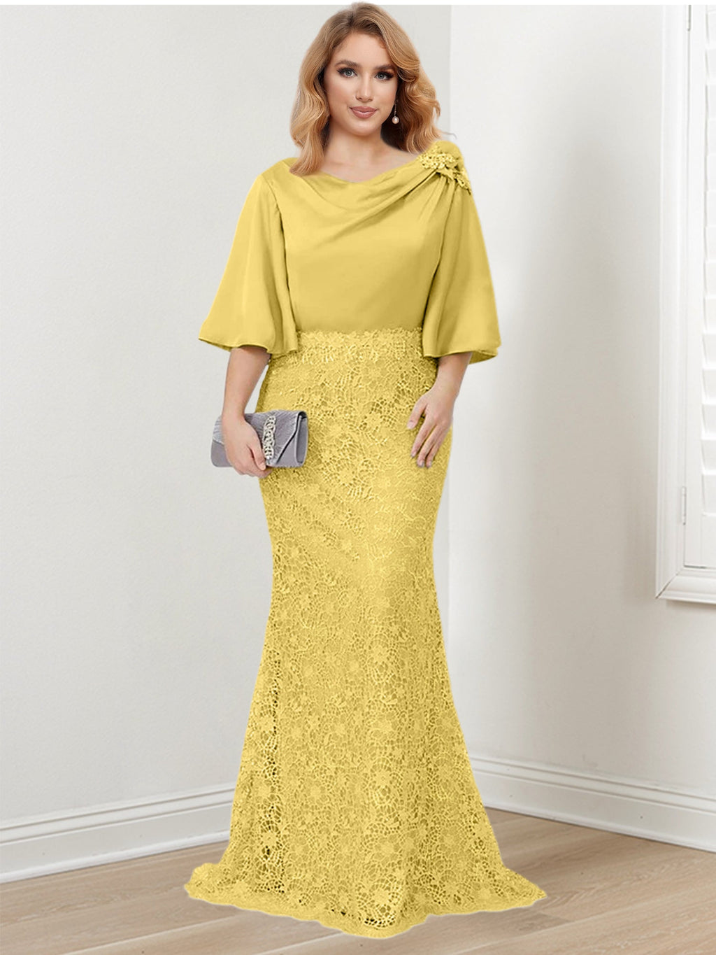 Mother of the Bride Trumpet Mermaid Dresses Featuring Applique Details