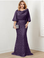 Mother of the Bride Trumpet Mermaid Dresses Featuring Applique Details