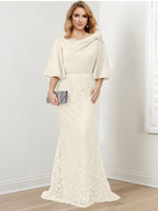 Mother of the Bride Trumpet Mermaid Dresses Featuring Applique Details
