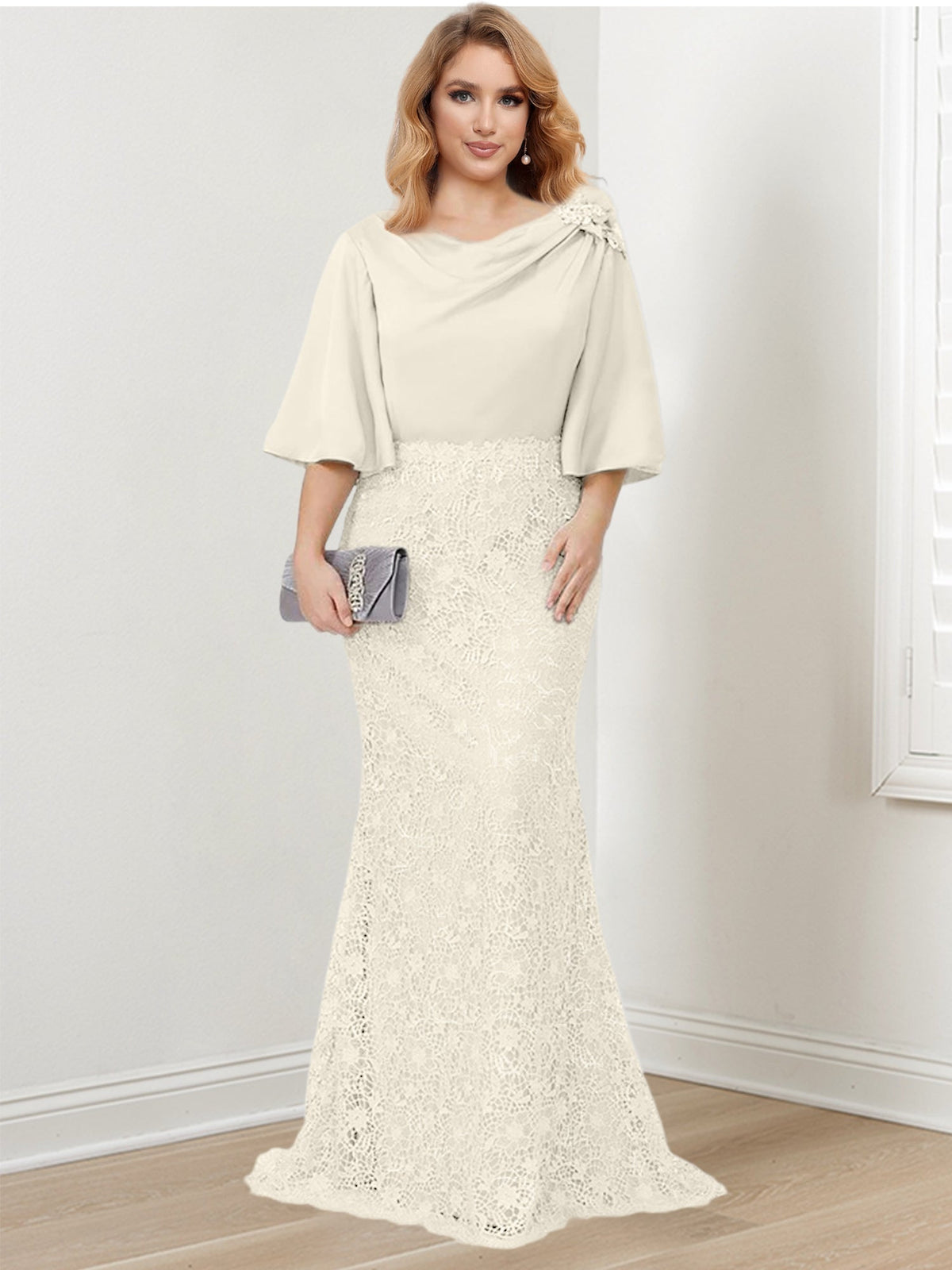 Mother of the Bride Trumpet Mermaid Dresses Featuring Applique Details