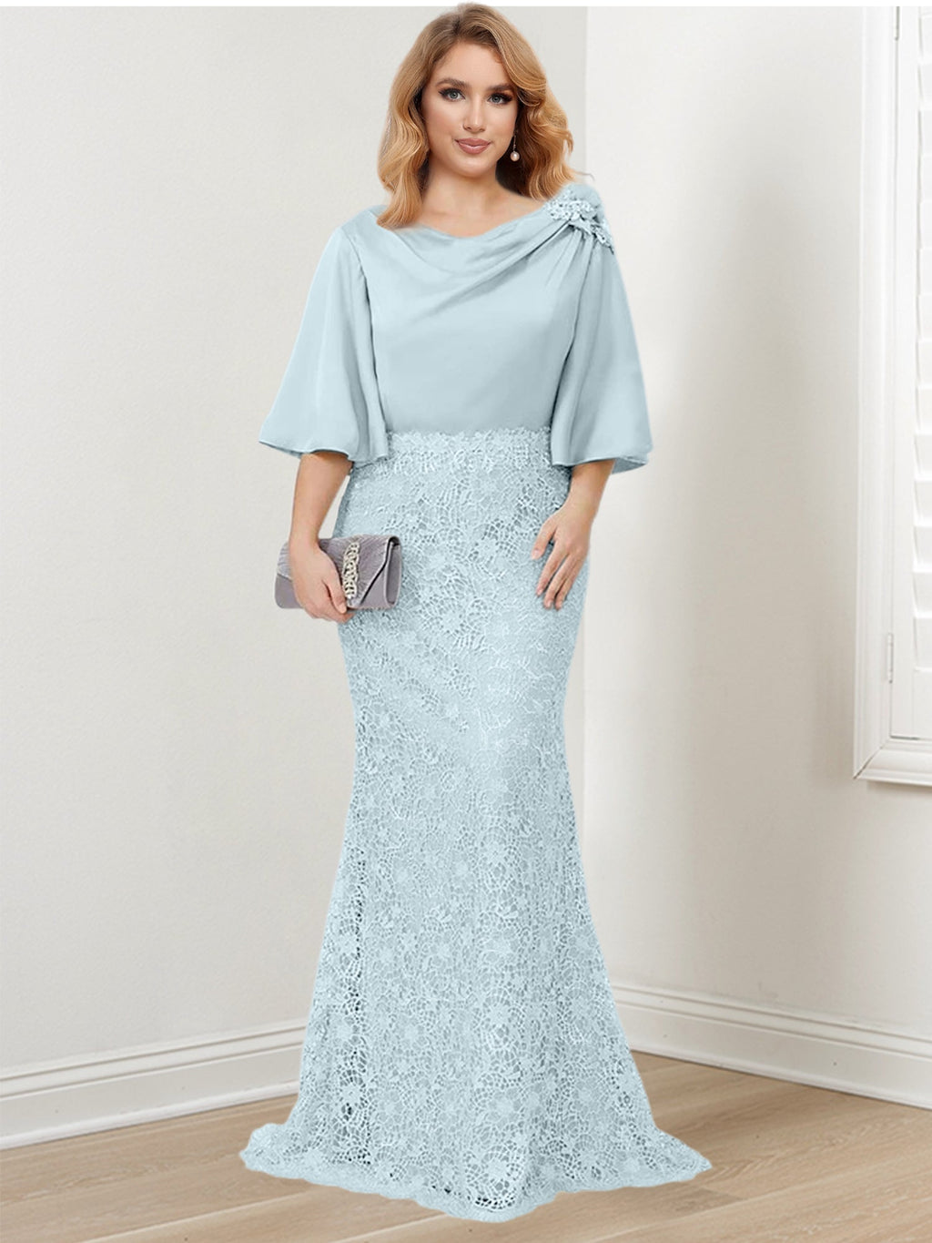Mother of the Bride Trumpet Mermaid Dresses Featuring Applique Details