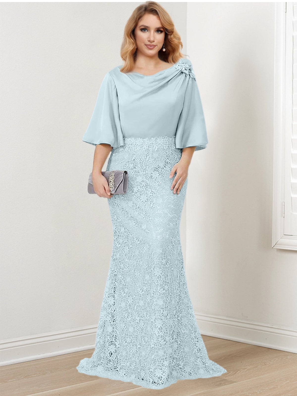 Mother of the Bride Trumpet Mermaid Dresses Featuring Applique Details