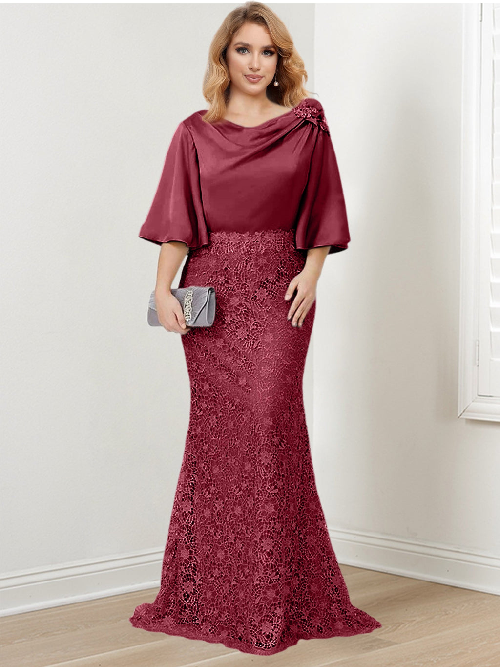 Mother of the Bride Trumpet Mermaid Dresses Featuring Applique Details
